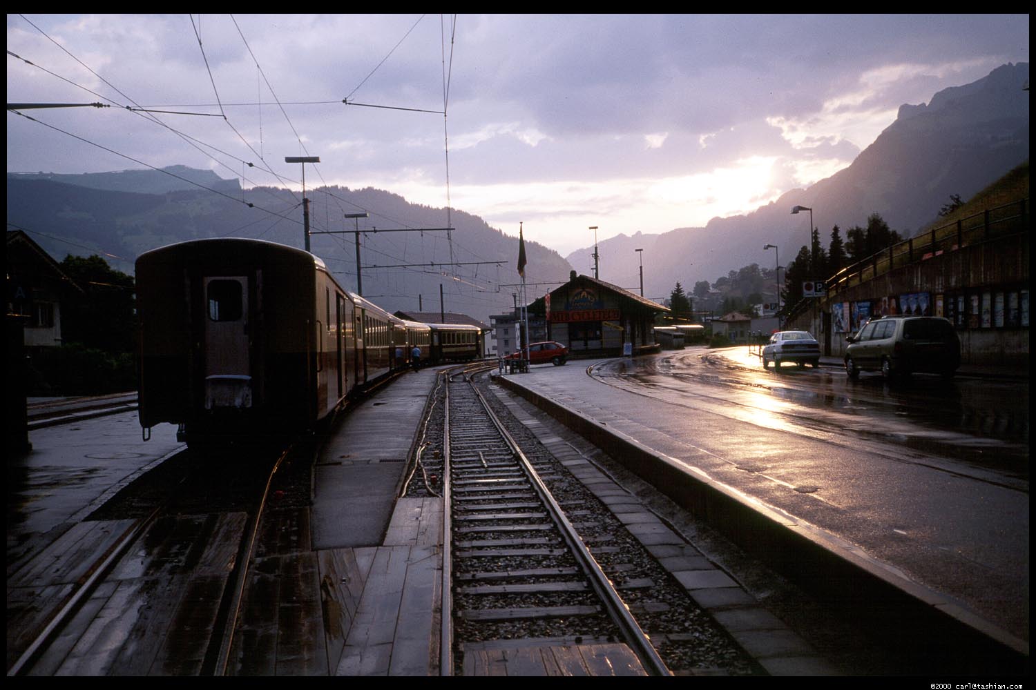 Train Station Grindelwald, Switzerland June 2000