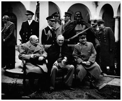 چرچیل؛ استالین، روزولت، کنفرانس تهران، 1945