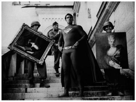 سربازان آمریکایی در حال بازیابی آثار هنری، 1945