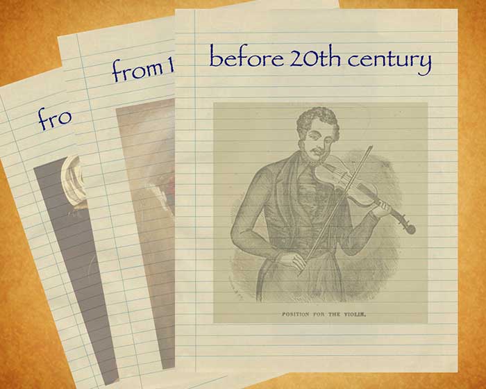 سه برگ از تاریخ موسیقی ـ برگ یک: قبل از قرن بیستم میلادی