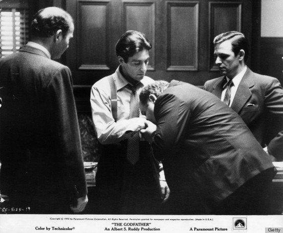 Al Pacino And Richard S Castellano In 'The Godfather'