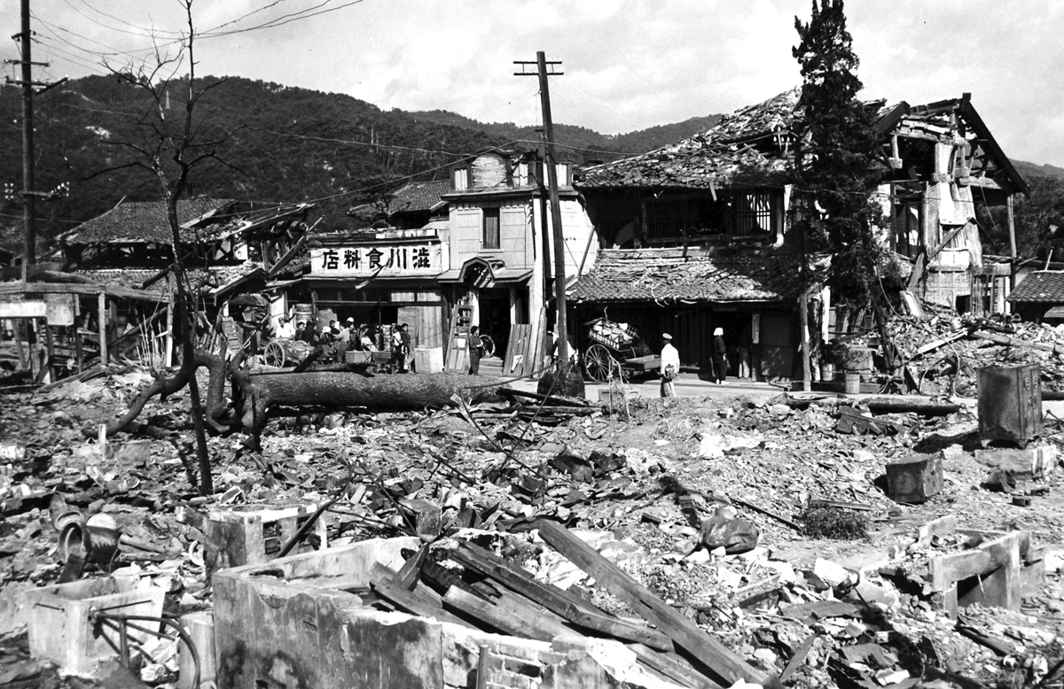Hiroshima after the bombing. (U.S. National Archives)